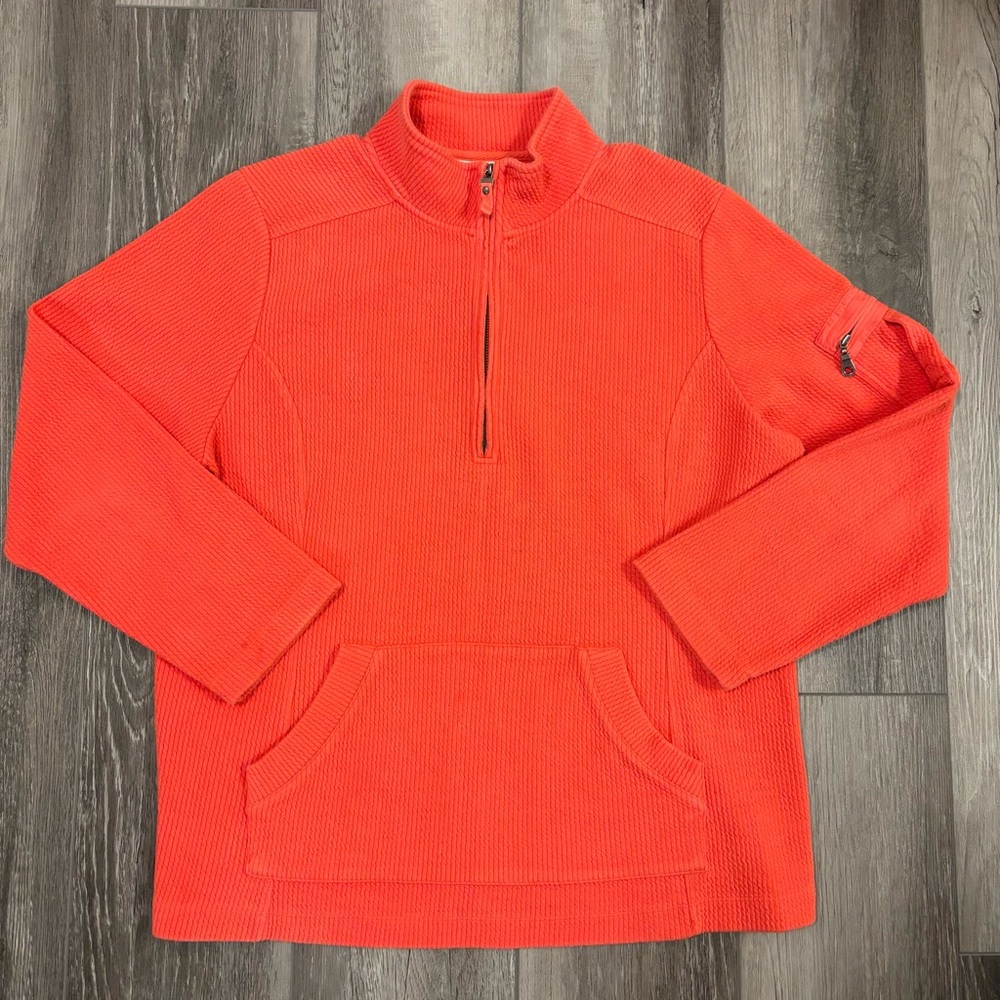 🐟Coldwater Creek🐟 Quarter Zip Ribbed Pullover